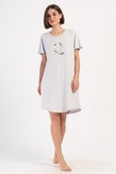 KADIN P.SUPREM XXL O YAKA KISA KOL ETEGI OVAL CEPLI TUNIK