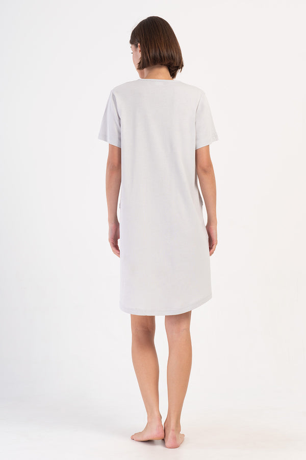 KADIN P.SUPREM XXL O YAKA KISA KOL ETEGI OVAL CEPLI TUNIK