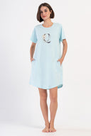 KADIN P.SUPREM XXL O YAKA KISA KOL ETEGI OVAL CEPLI TUNIK