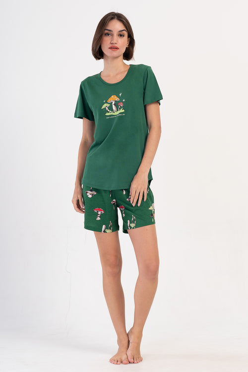 KADIN P.SUPREM O YAKA KISA KOL ETEGI OVAL SORT TAKIM