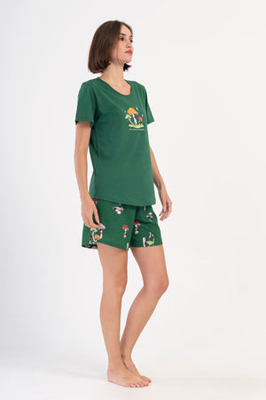 KADIN P.SUPREM O YAKA KISA KOL ETEGI OVAL SORT TAKIM