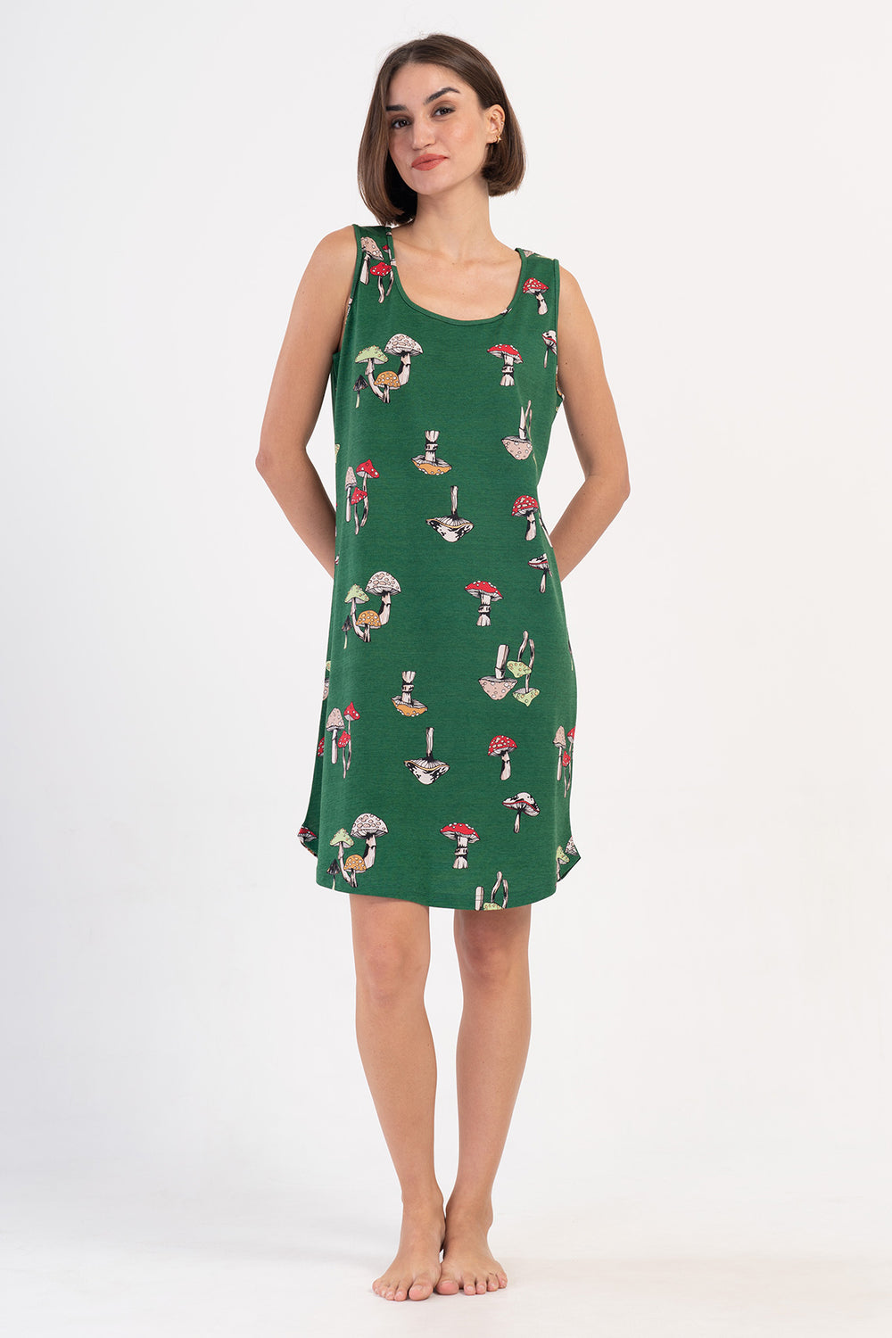 KADIN P.SUPREM KALIN ASKILI ETEGI OVAL TUNIK