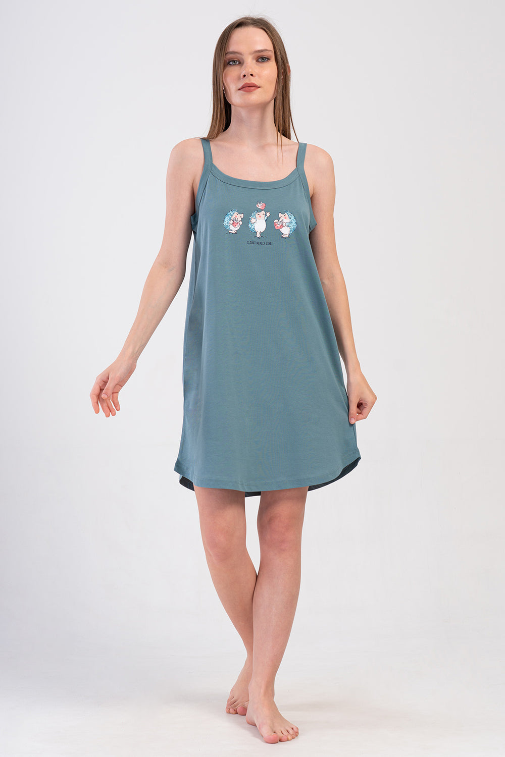 KADIN P.SUPREM XXL IP ASKILI ETEGI OVAL TUNIK