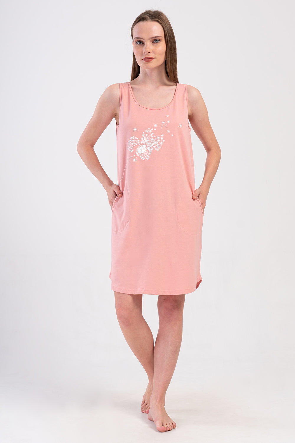 KADIN P.SUPREM GENIS ASKILI ETEGI OVAL CEPLI TUNIK