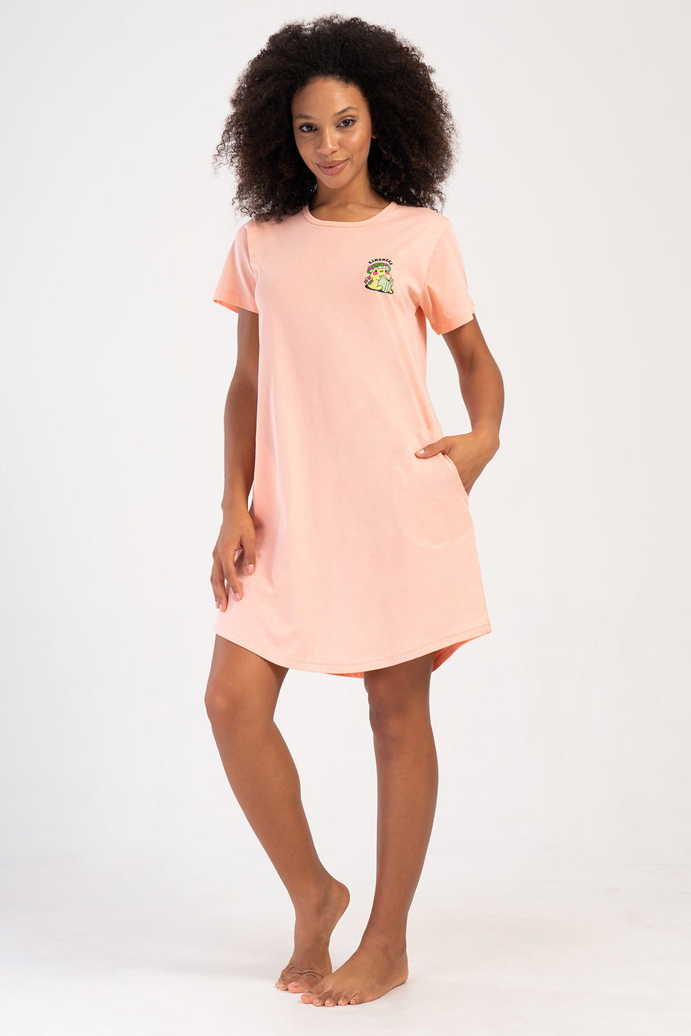 KADIN P.SUPREM O YAKA KISA KOL ETEGI OVAL CEPLI TUNIK