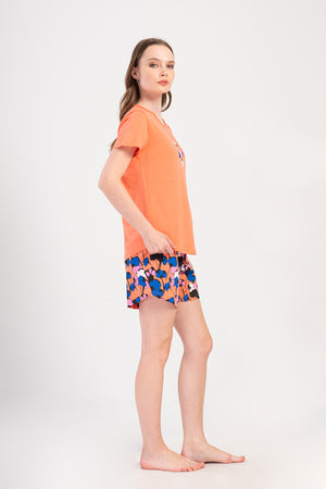 KADIN P.SUPREM O YAKA KISA KOL ETEGI OVAL SORT TAKIM