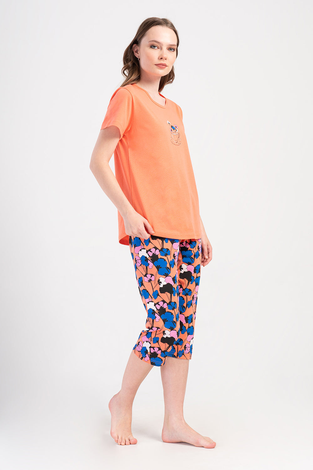 KADIN P.SUPREM O YAKA KISA KOL ETEGI OVAL KAPRI TAKIM