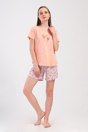 KADIN P.SUPREM O YAKA KISA KOL ETEGI OVAL SORT TAKIM