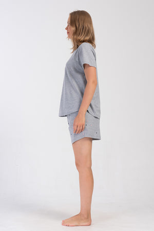 KADIN P.SUPREM XXL O YAKA KISA KOL ETEGI OVAL SORT TAKIM