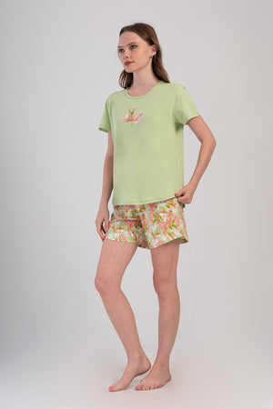 KADIN P.SUPREM O YAKA KISA KOL ETEGI OVAL SORT TAKIM