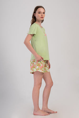 KADIN P.SUPREM O YAKA KISA KOL ETEGI OVAL SORT TAKIM