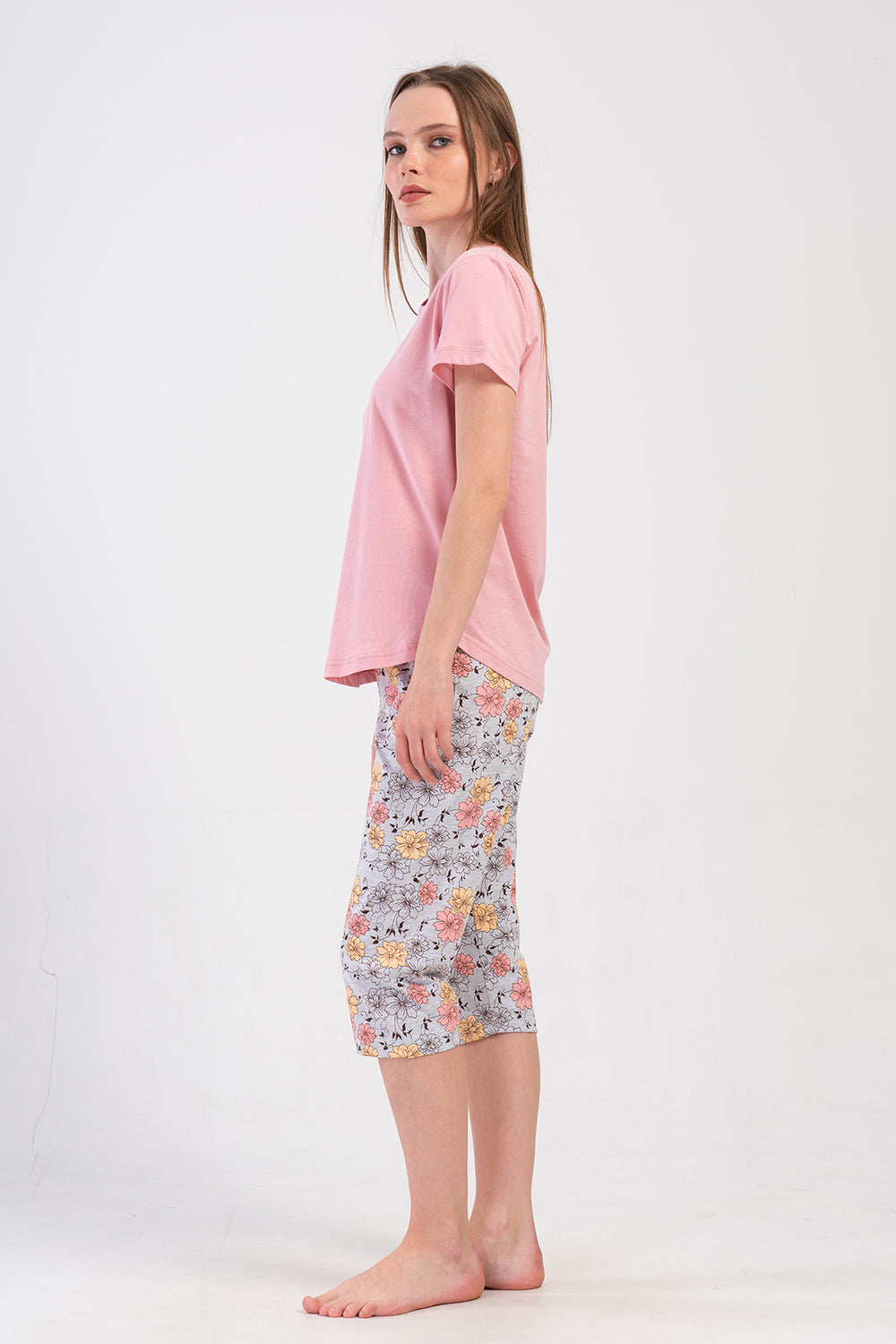 KADIN P.SUPREM O YAKA KISA KOL ETEGI OVAL KAPRI TAKIM