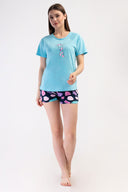 KADIN LYC SUPREM O YAKA REGLAN KISA KOL ETEGI OVAL SORT TAKIM