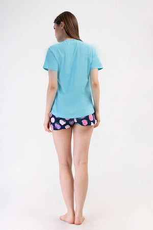 KADIN LYC SUPREM O YAKA REGLAN KISA KOL ETEGI OVAL SORT TAKIM