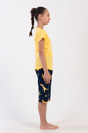 KIZ COCUK P.SUPREM O YAKA KISA KOL ETEGI OVAL KAPRI TAKIM(7-8/13-14)