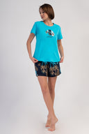 KADIN P.SUPREM XXL O YAKA KISA KOL ETEGI OVAL SORT TAKIM