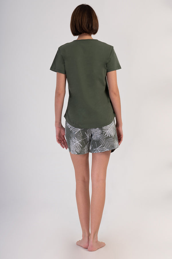 KADIN P.SUPREM O YAKA KISA KOL ETEGI OVAL SORT TAKIM