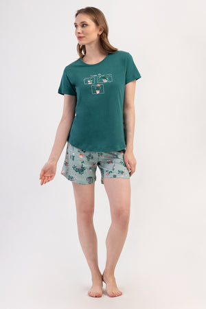 KADIN P.SUPREM O YAKA KISA KOL ETEGI OVAL SORT TAKIM