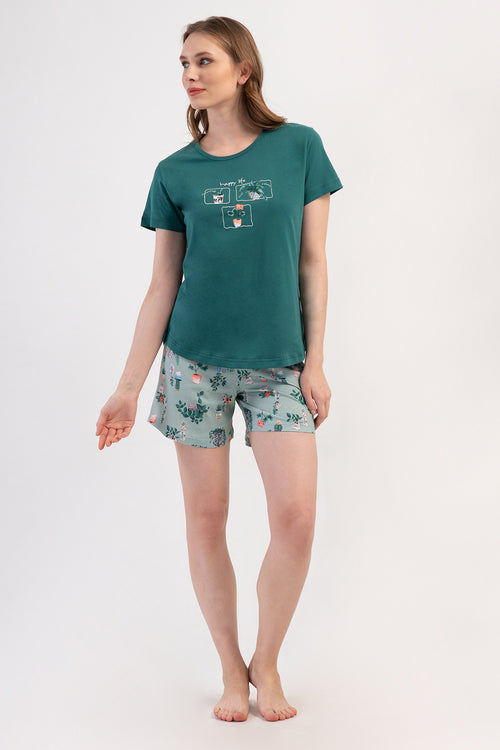 KADIN P.SUPREM O YAKA KISA KOL ETEGI OVAL SORT TAKIM