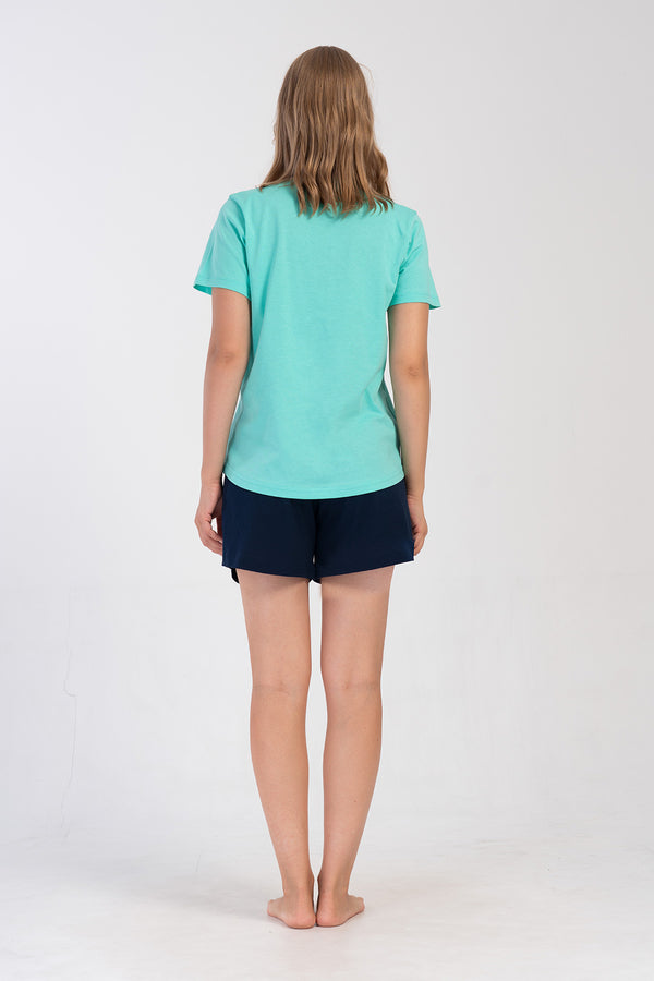 KADIN P.SUPREM XXL O YAKA KISA KOL ETEGI OVAL SORT TAKIM