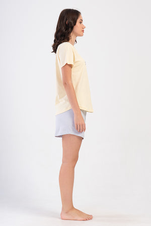 KADIN P.SUPREM O YAKA KISA KOL ETEGI OVAL SORT TAKIM