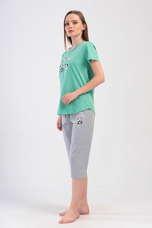 KADIN P.SUPREM O YAKA KISA KOL ETEGI OVAL KAPRI TAKIM