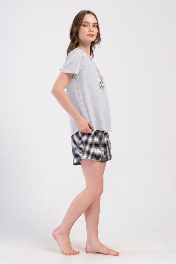 KADIN P.SUPREM XXL O YAKA KISA KOL ETEGI OVAL SORT TAKIM