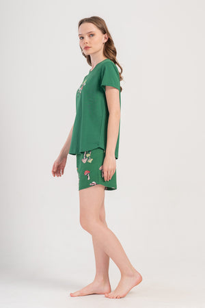 KADIN P.SUPREM O YAKA KISA KOL ETEGI OVAL SORT TAKIM