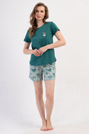 KADIN P.SUPREM O YAKA KISA KOL ETEGI OVAL SORT TAKIM