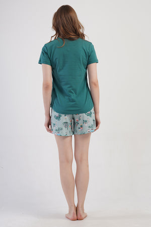 KADIN P.SUPREM O YAKA KISA KOL ETEGI OVAL SORT TAKIM