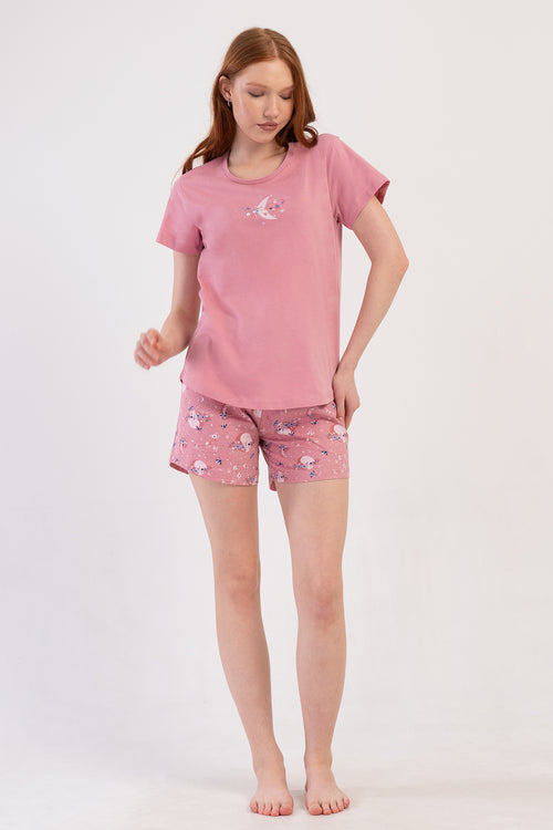 KADIN P.SUPREM O YAKA KISA KOL ETEGI OVAL SORT TAKIM