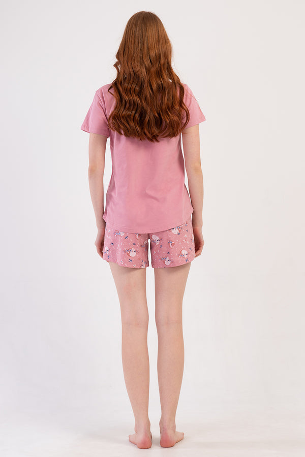 KADIN P.SUPREM O YAKA KISA KOL ETEGI OVAL SORT TAKIM