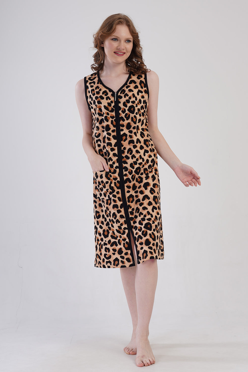 KADIN P.SUPREM GENIS ASKILI FERMUARLI CEPLI EV ELBISESI