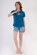 KADIN P.SUPREM O YAKA KISA KOL ETEGI OVAL SORT TAKIM