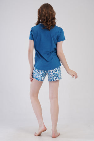 KADIN P.SUPREM O YAKA KISA KOL ETEGI OVAL SORT TAKIM