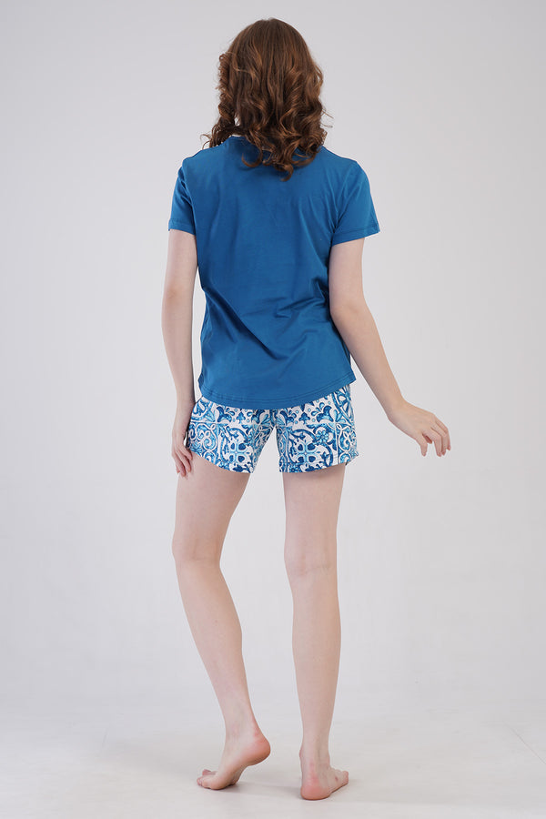 KADIN P.SUPREM O YAKA KISA KOL ETEGI OVAL SORT TAKIM