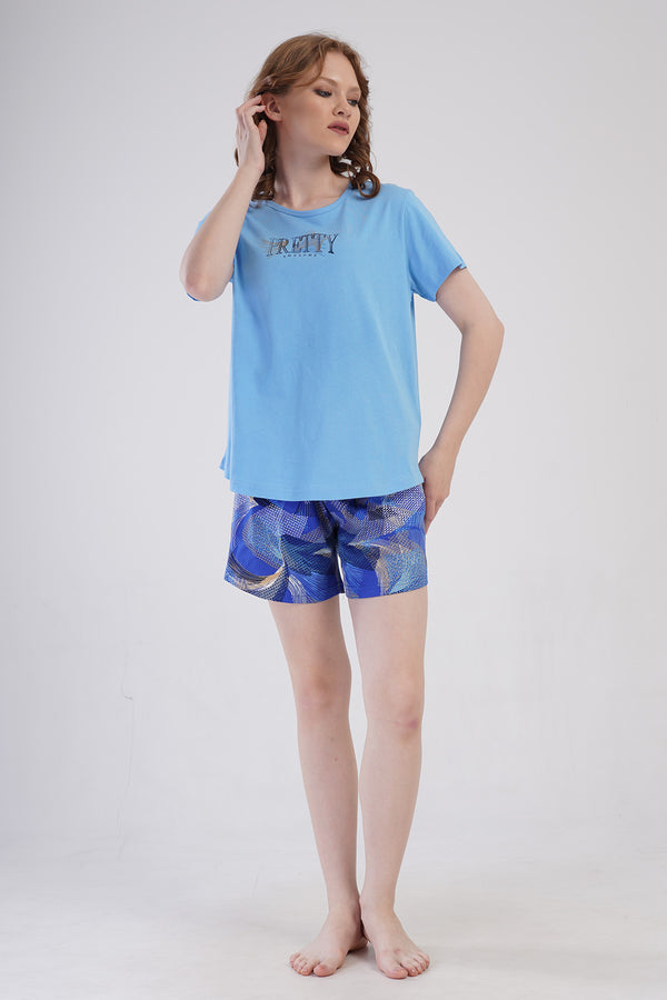 KADIN P.SUPREM XXL O YAKA KISA KOL ETEGI OVAL SORT TAKIM