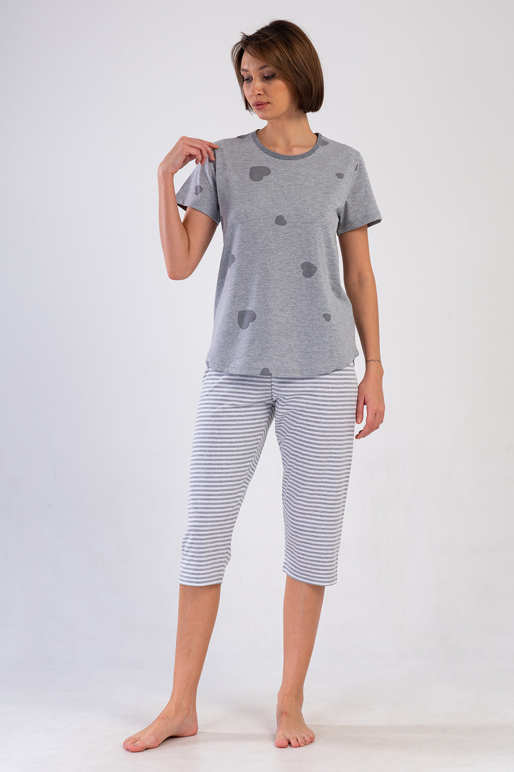 KADIN P.SUPREM XXL O YAKA KISA KOL ETEGI OVAL KAPRI TAKIM