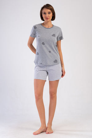 KADIN P.SUPREM O YAKA KISA KOL ETEGI OVAL SORT TAKIM