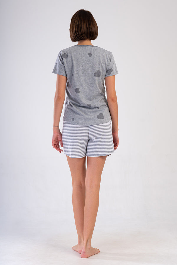 KADIN P.SUPREM O YAKA KISA KOL ETEGI OVAL SORT TAKIM