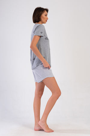 KADIN P.SUPREM XXL O YAKA KISA KOL ETEGI OVAL SORT TAKIM