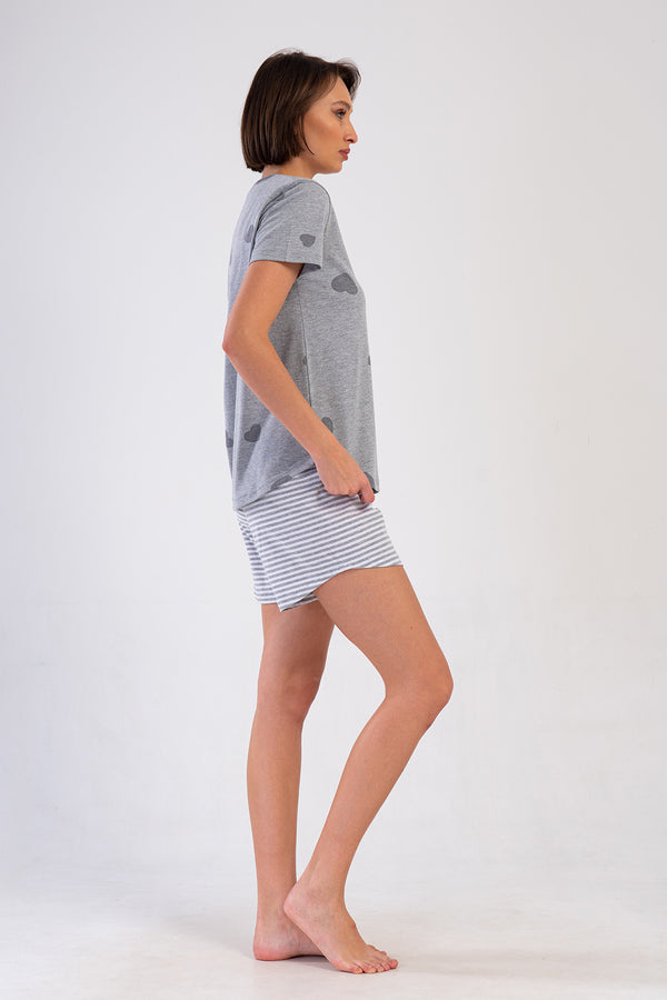 KADIN P.SUPREM XXL O YAKA KISA KOL ETEGI OVAL SORT TAKIM