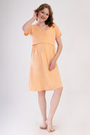 KADIN P.SUPREM V YAKA YAKASI DANTELLI FIYONKLU BELI BUZGULU HAMILE TUNIK