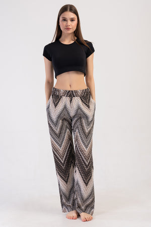 KADIN VISCON CEPLI TEK ALT PIJAMA