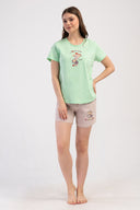 KADIN P.SUPREM O YAKA KISA KOL ETEGI OVAL SORT TAKIM