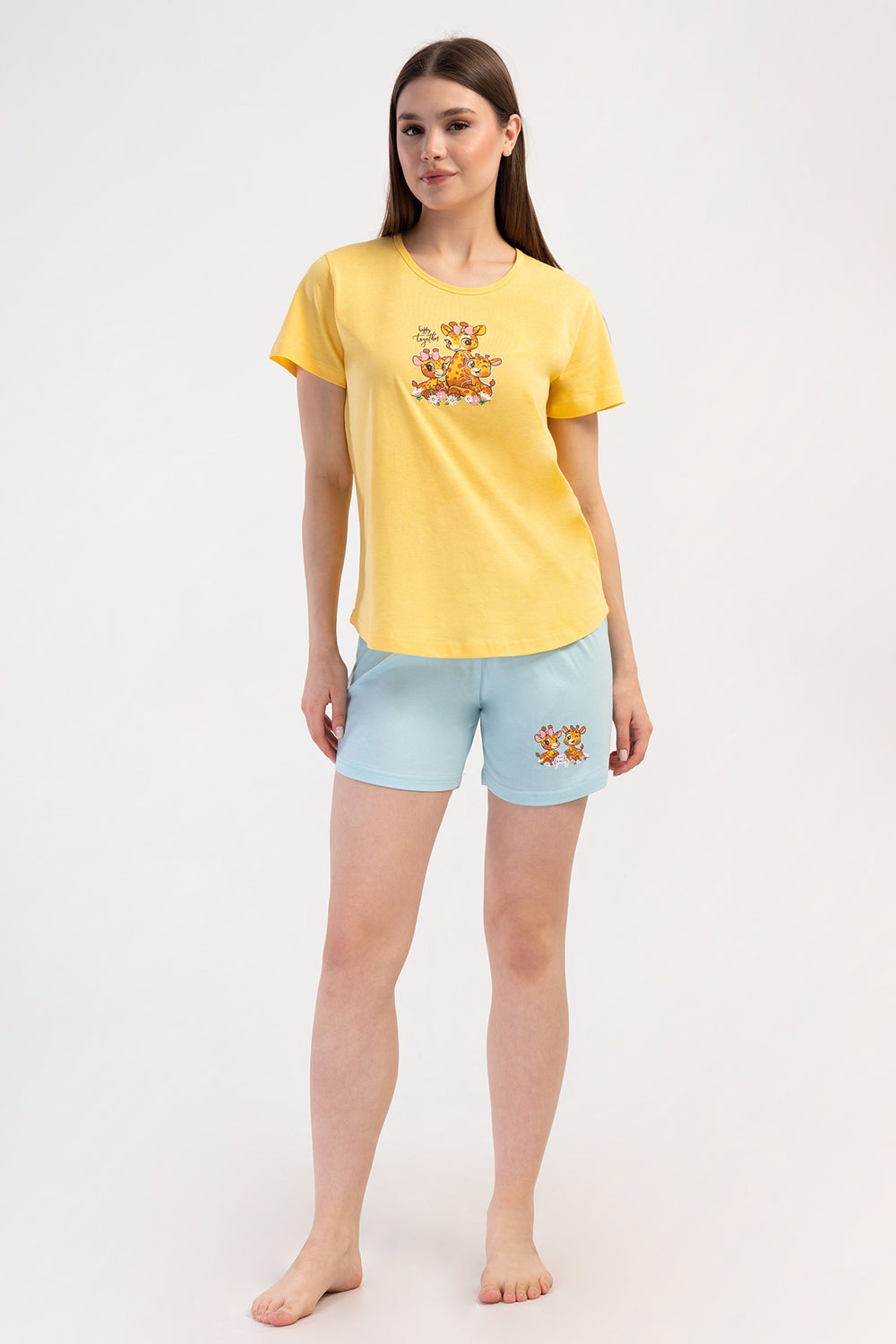 KADIN P.SUPREM O YAKA KISA KOL ETEGI OVAL SORT TAKIM