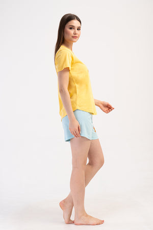 KADIN P.SUPREM O YAKA KISA KOL ETEGI OVAL SORT TAKIM