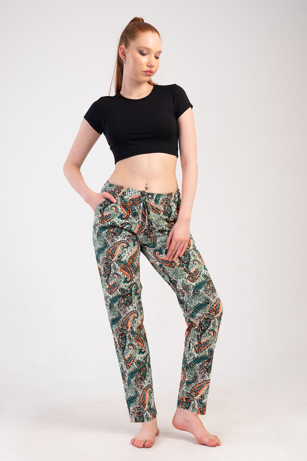 KADIN P.SUPREM XXL CEPLI TEK ALT PIJAMA