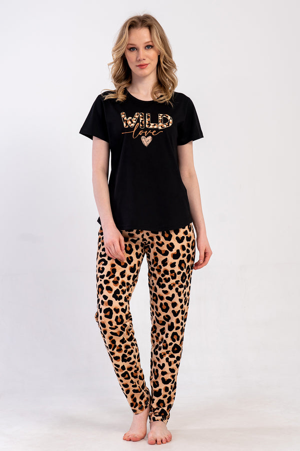 KADIN P.SUPREM BATTAL XXL O YAKA KISA KOL ETEGI OVAL PIJAMA TAKIM