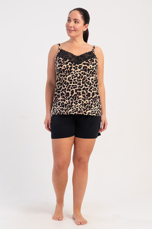 KADIN LYC VISCON XXL V YAKA DANTELLI IP ASKILI SORT TAKIM